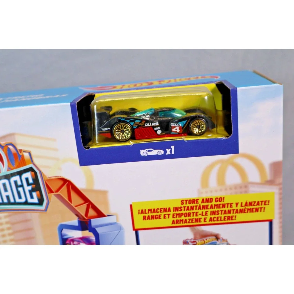 Hot Wheels City Stunt Garage Playset Elevator Ramps Stores‎ 20+ Cars Mattel New